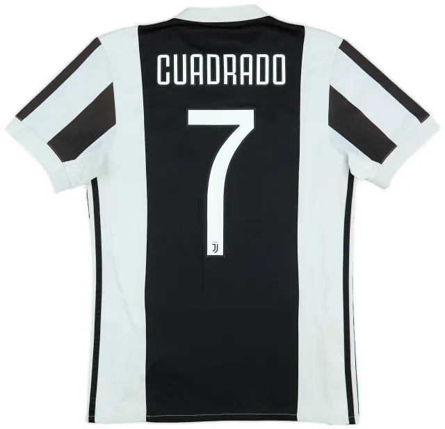 2017-18 Juventus Home Shirt Cuadrado #7 - 5/10 - (S)