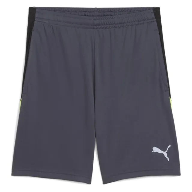 PUMA Individualliga Training Shorts Men, Galactic Grey/Yellow Alert