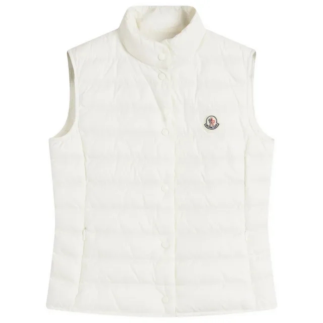 Moncler Women's Liane Padded Vest Off White