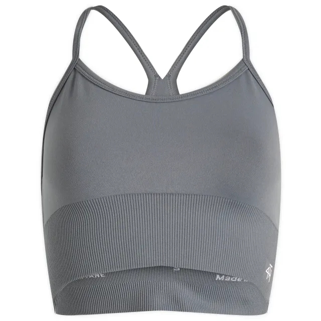 4th & Reckless Women's Jenna Racer Back Sports Bra Grey