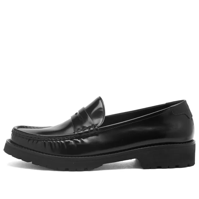 Saint Laurent Men's Leather Le Loafer Nero
