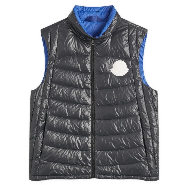 Moncler Men's Shiny Menelao Vest Black