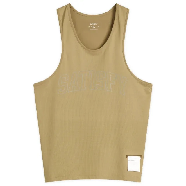 Satisfy Men's AuraLite™ Tech Singlet Army Green