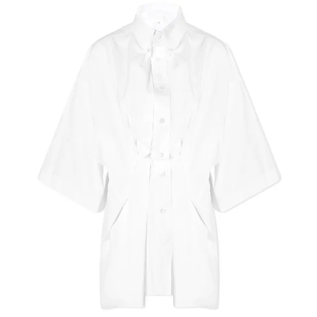 Maison Margiela Women's Short Sleeve Shirt White