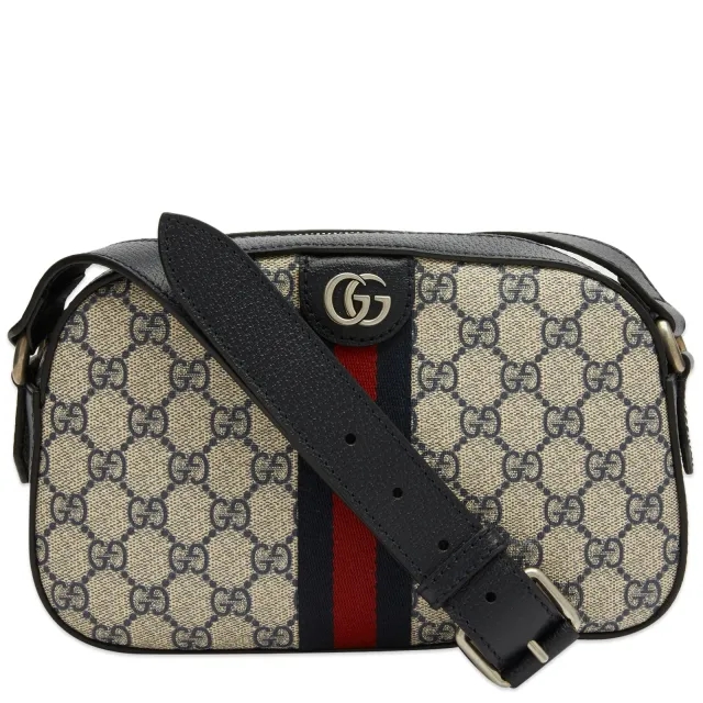Gucci Men's Ophidia GG Monogram Camera Bag Beige