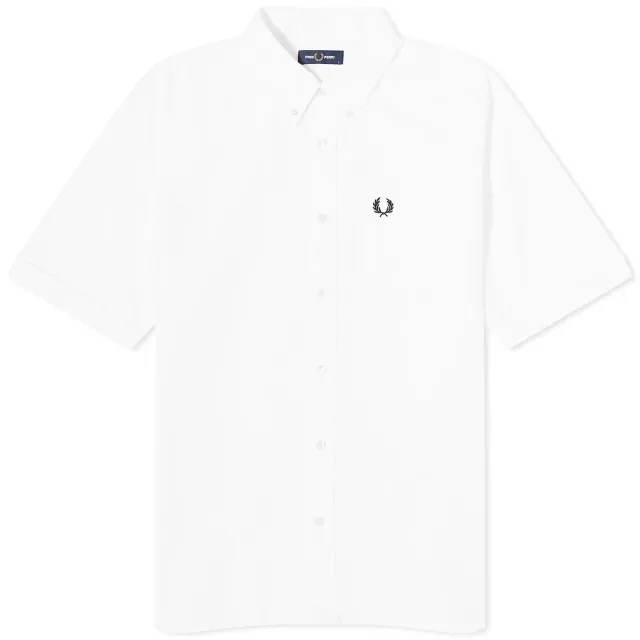 Fred Perry Men's Oxford Shirt White