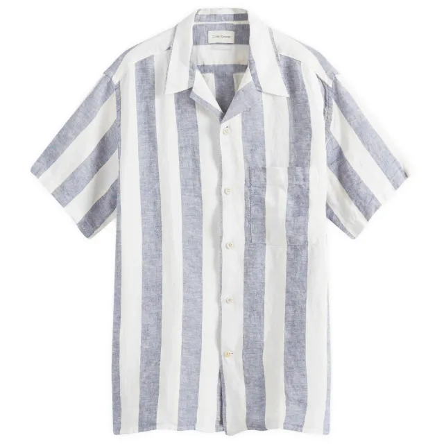 Oliver Spencer Men's Havana Vacation Shirt Blue/White