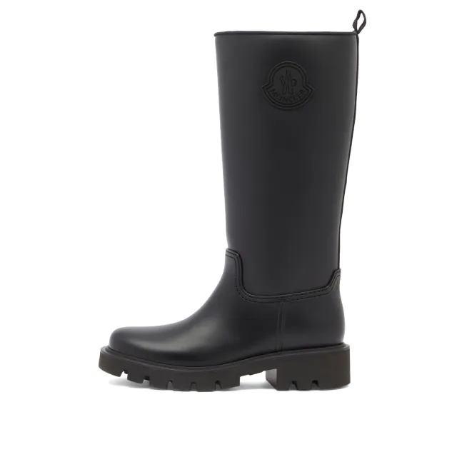 Moncler Women's Kickstream High Rain Boots Black