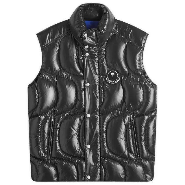 Moncler Men's Genius x Palm Angels Gwenyth Vest Black