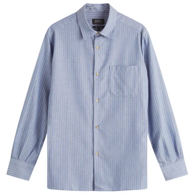 A.P.C. Women's Sela Shirt Blue