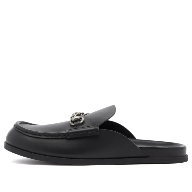 Gucci Men's Rhein Horse Bit Mule Black