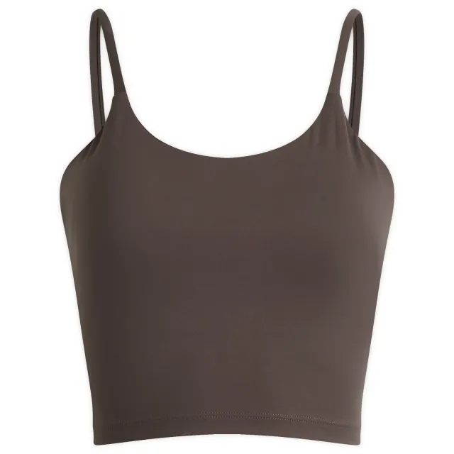 Adanola Women's Ultimate Tank Bra Top Coffee Bean