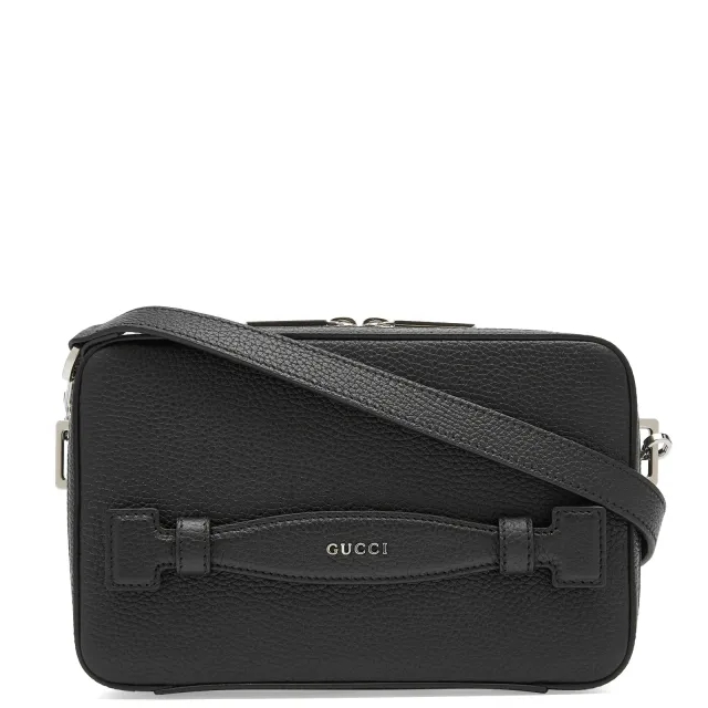 Gucci Men's Logo Camera Bag Black