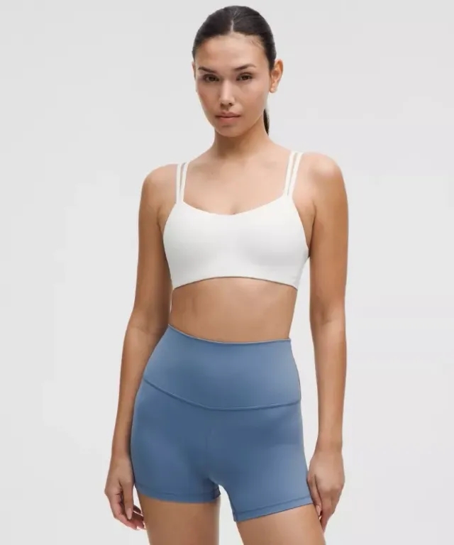 lululemon – Women's Like a Cloud Sports Bra Light Support, B/C Cup – Color White – Size 10