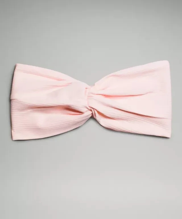 lululemon – Ribbed Nulu Twist-Front Headband – Color Pink