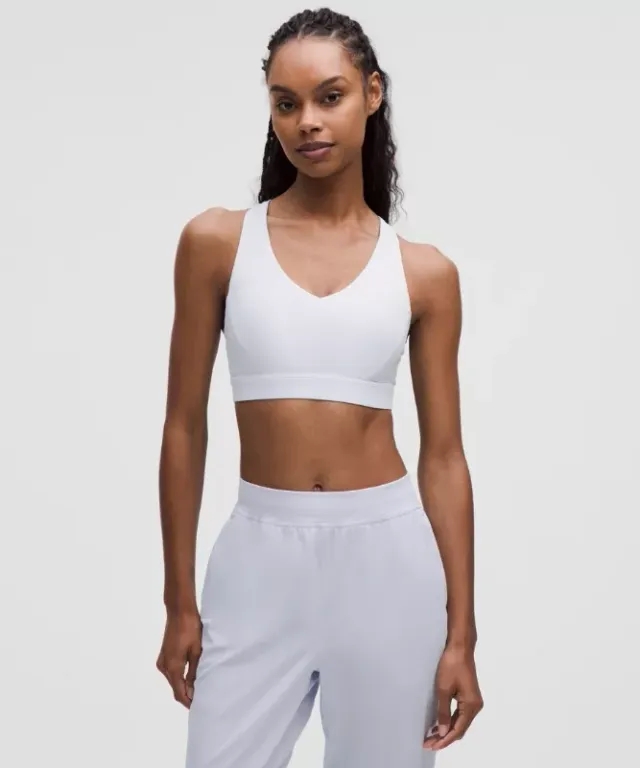 lululemon – Women's Envital Sports Bra Medium Support, B/C Cup – Color Blue – Size 10
