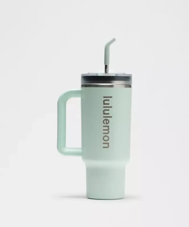 lululemon – Insulated Tumbler 40oz – Color Blue Green