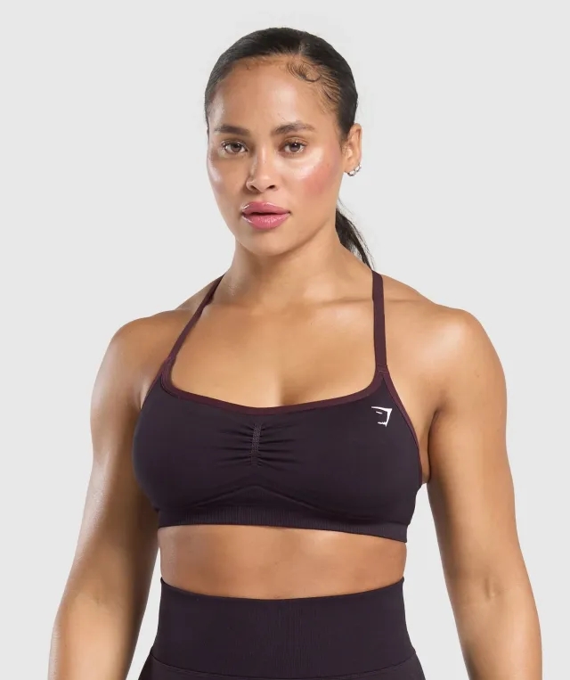  Lift Seamless Sports Bra - Depth Purple/Black Marl