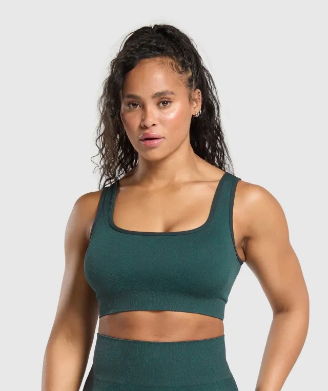  Adapt Fleck Sports Bra - Darkest Teal/Functional Teal