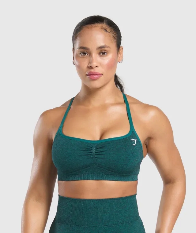  Lift Seamless Sports Bra - Functional Teal/Black Marl