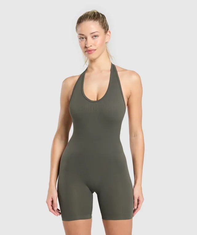  Everyday Seamless 5" All in One Short - Strength Green