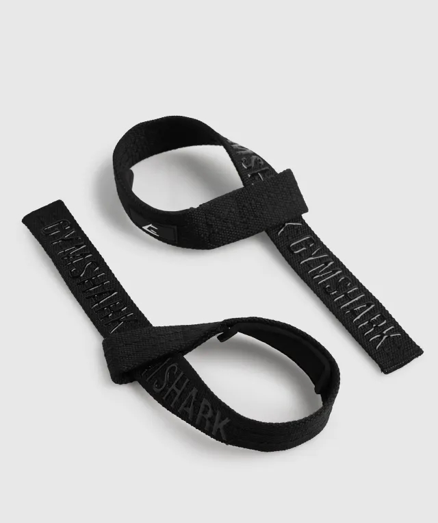  Silicone Lifting Straps - Black