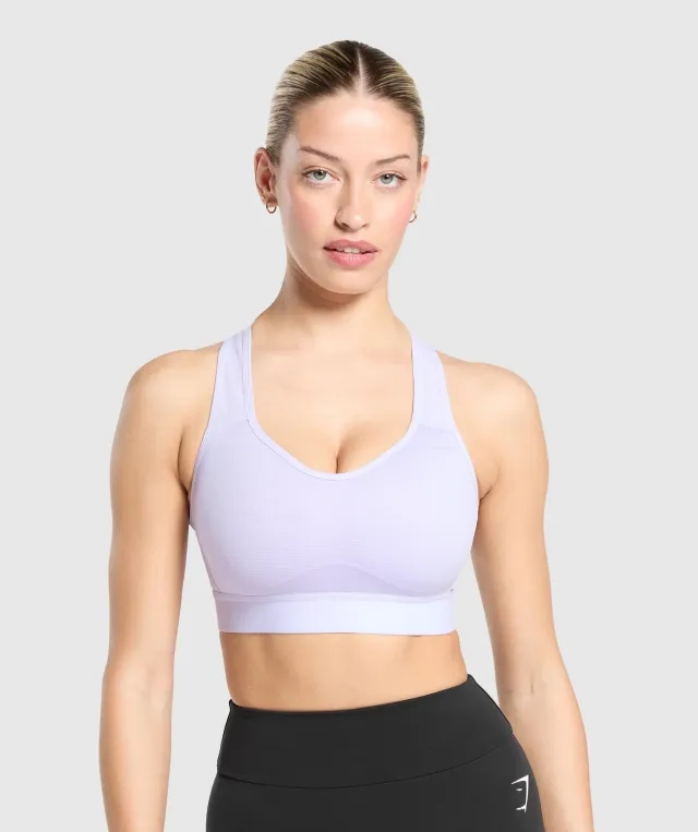  Lightweight High Support Sports Bra - Fresh Lilac