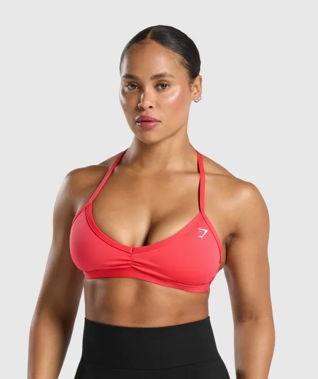  Minimal Sports Bra - Coral Red
