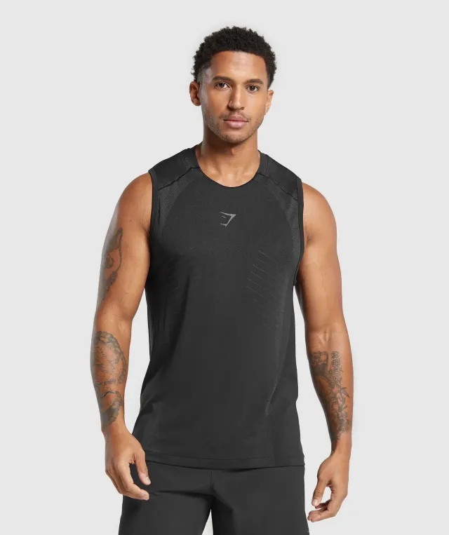  Apex Seamless Tank - Black/Dark Grey