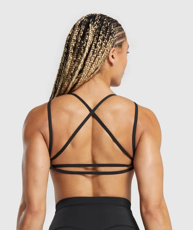  Back Gains Sports Bra - Black