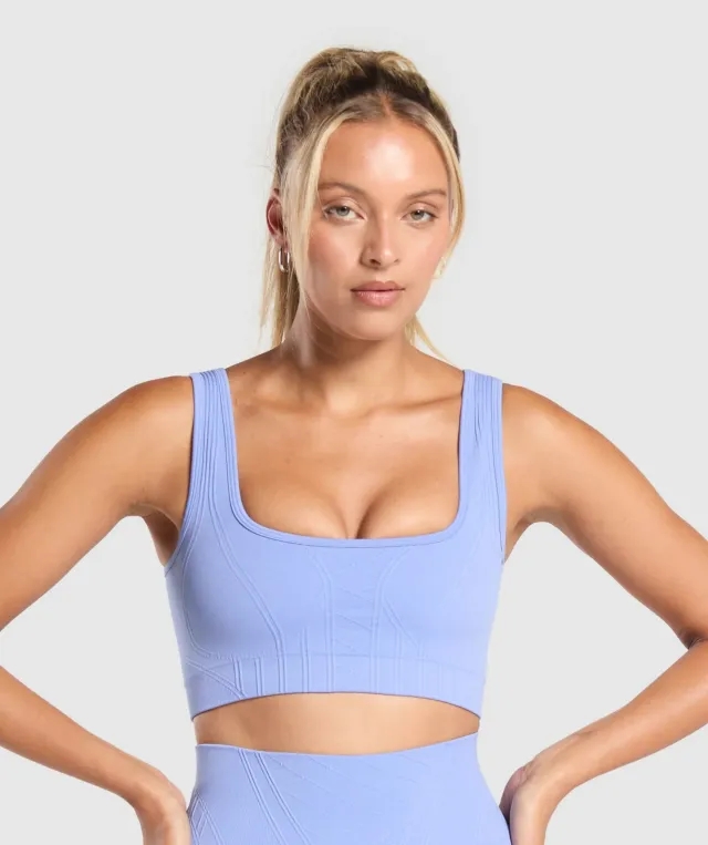  Corset Seamless Sports Bra - Lift Blue