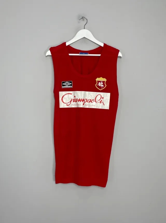 1992/93 ANCONA CALCIO TRAINING VEST (XL) UMBRO | Cult Kits