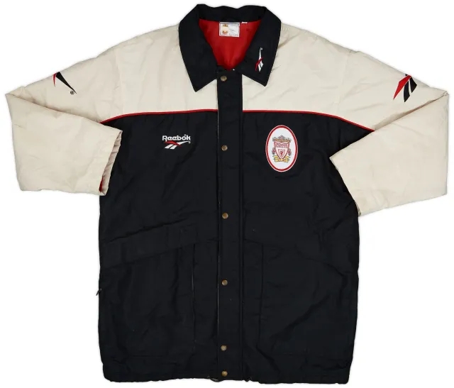 1996-97 Liverpool Padded Reebok Bench Coat - 6/10 - (L)