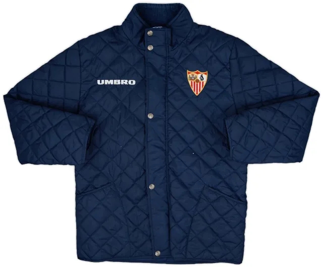 1996-98 Sevilla Umbro Padded Bench Coat - 8/10 - (S)