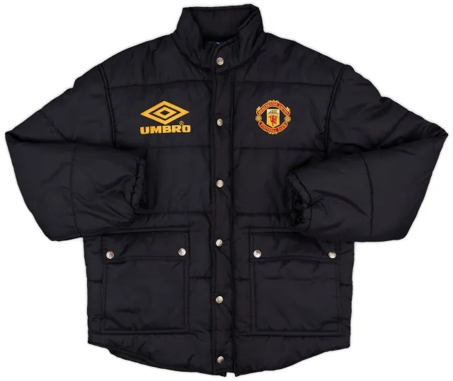 1992-94 Manchester United Umbro Padded Bench Coat - 10/10 - (M)