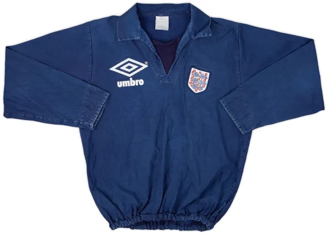 1987-90 England Umbro Drill Top - 8/10 - (S)