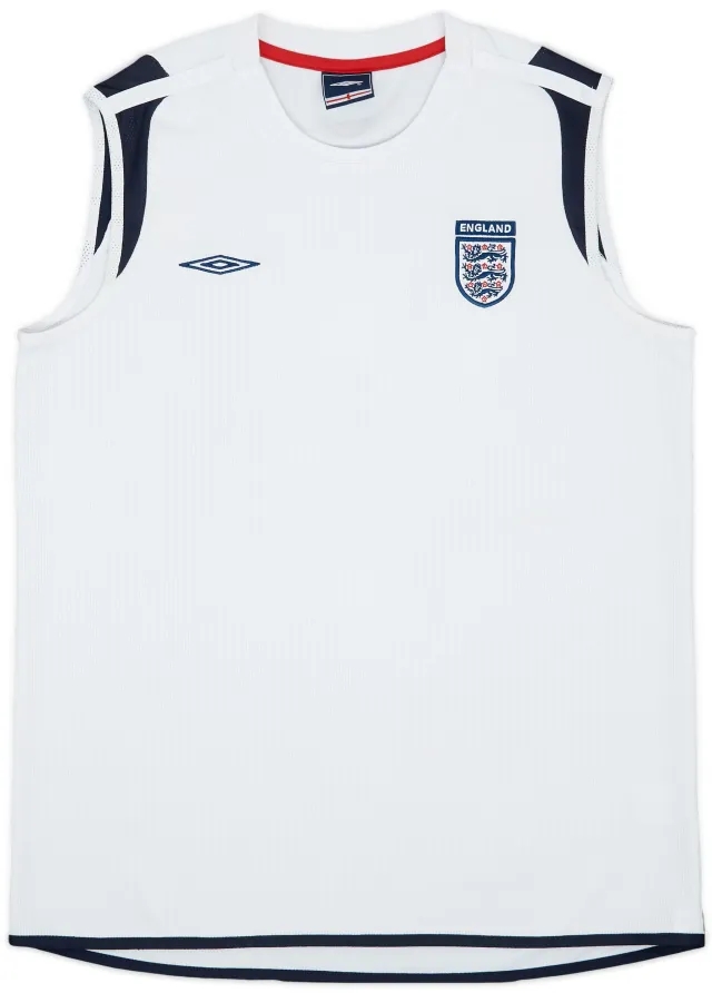 2004-05 England Umbro Training Vest - 7/10 - (L)