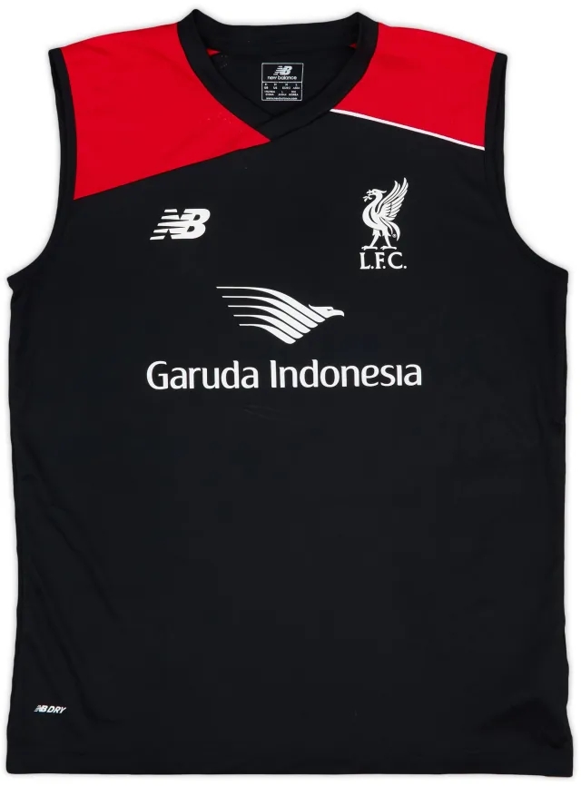 2015-16 Liverpool New Balance Training Vest - 7/10 - (M)
