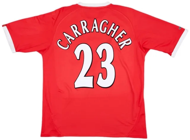 2001-03 Liverpool CL Shirt Carragher #23 - 8/10 - (L)