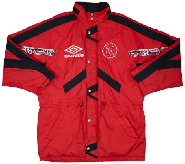 1994-95 Ajax Umbro Bench Coat - 8/10 - (L)