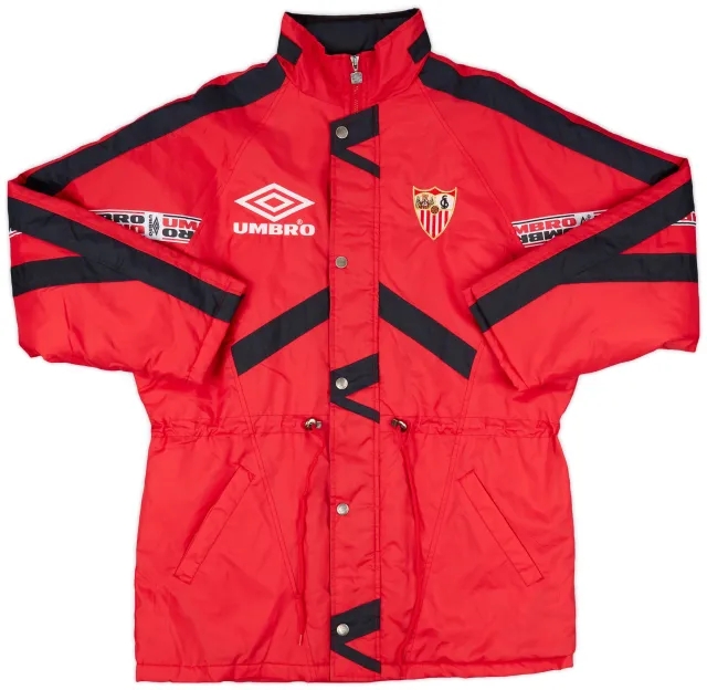 1994-96 Sevilla Umbro Padded Bench Coat - 9/10 - (L)