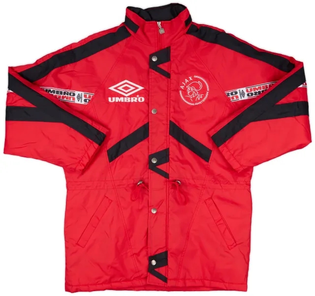 1994-95 Ajax Umbro Padded Bench Coat - 10/10 - (M)