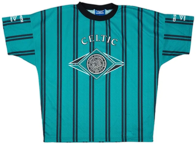 1994-95 Celtic Umbro Training Shirt - 8/10 - (L)