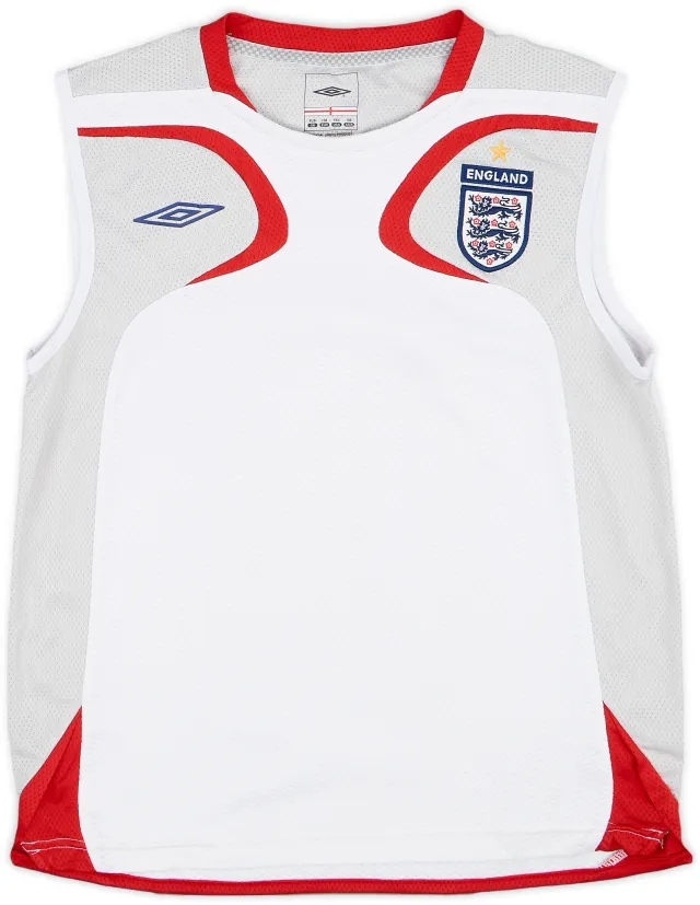 2007-08 England Umbro Training Vest - 8/10 - (XL.Boys)