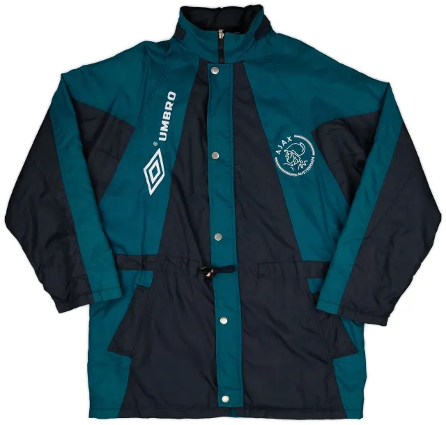 1996-97 Ajax Umbro Padded Bench Coat - 9/10 - (XL)