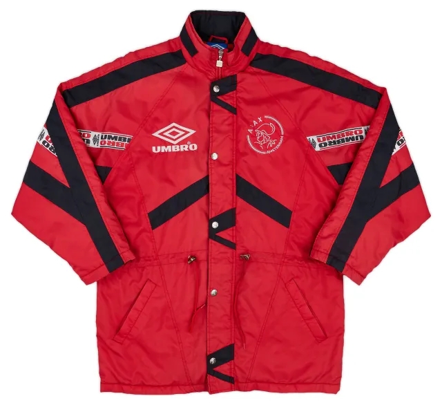 1994-95 Ajax Umbro Bench Coat - 8/10 - (M)