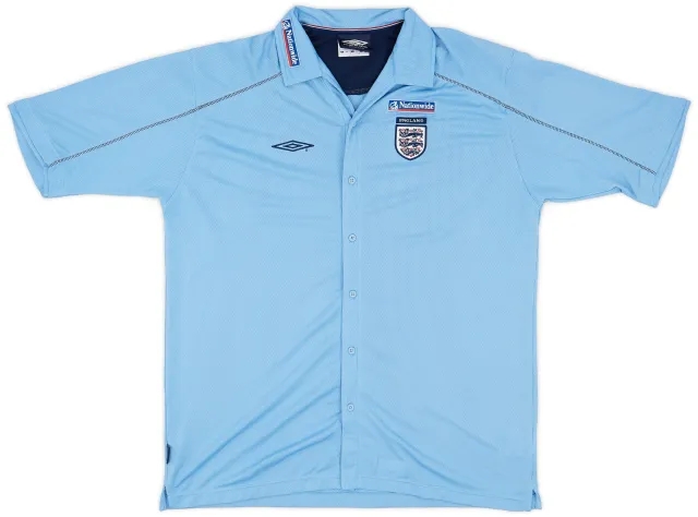 2004-06 England Umbro Button Up Shirt - 8/10 - (XXL)