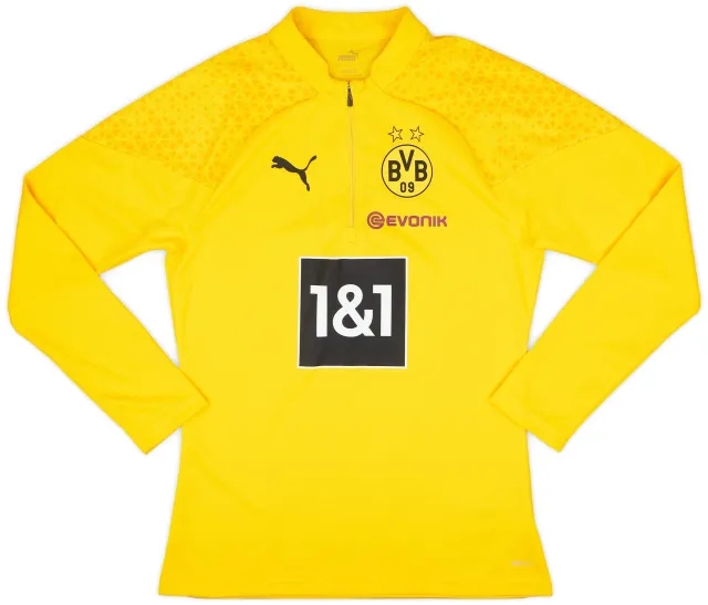 2023-24 Borussia Dortmund Puma 1/4 Zip Drill Top - 10/10 - (S)