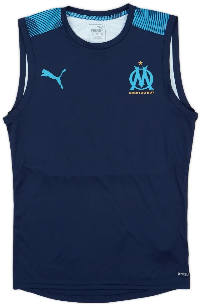 2018-19 Olympique Marseille Puma Training Vest - 8/10 - (XS)