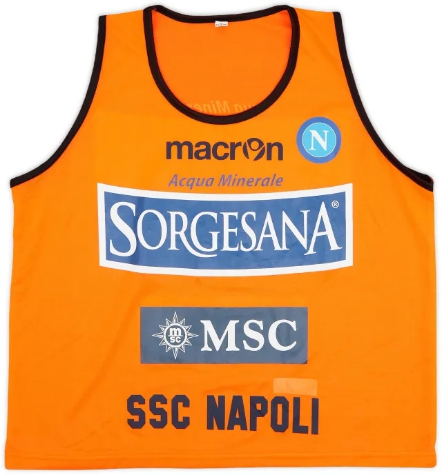 2011-12 Napoli Macron Training Bib - 9/10 - (S)